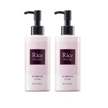 온더바디 라이스테라피 쌀눈 밝은 클렌징 오일, 200ml, 2개