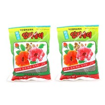 식물영양제 비료 입자송이 200g 2개 세트 고형 퇴비 알 거름
