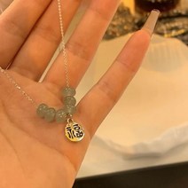 천연 빈티지 헤티안 옥 목걸이 매화 펜던트 럭셔리 할로우 쇄골 체인 패션 템퍼러리 주얼리 액세서리