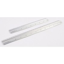 가벼운 알루미늄 일자자 막대자 8인치 12인치 2가지사이즈 공학용 도면 선택1, 30cm자