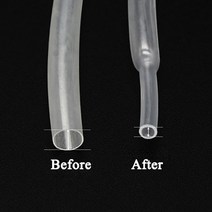 열 수축 튜브 2:1 수축 비율 폴리올레핀 절연 케이블 슬리브 직경 10 m 0.6 0.8mm 1mm 2mm 3mm 4mm 5mm 6mm, [01] Dia 0.6mm, [04] Green, [01] 10 meters
