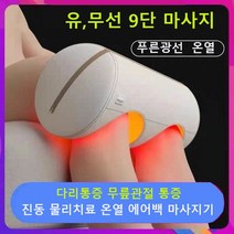 다리통증 무릎관절 진동 물리치료기기 온열 에어백 마사지기 유무선 대륙의가전, 무선, 무선