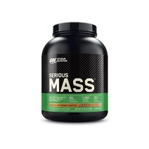 Optimum Nutrition 시리어스 매스 웨이트 게이너 프로틴 파우더 면역 지원을 위한 비타민 C 아연 및 D 초콜릿 땅콩 버터 2.7kg6파운드포장은 다를 수 있음, Chocolate Peanut Butter, 6 Pound (Pack of 1)