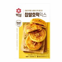 CJ 수제호떡 대표간식 쫄깃함 찹쌀 호떡믹스 400g 아이간식, 1개