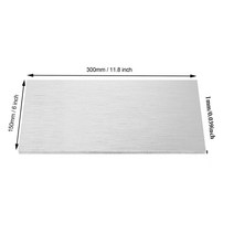 마그네슘보드 판넬 패널 1pcs 99.9% 마그네슘 합금 시트 Mg 플레이트 플랫 전기 도금 Anodes 실험 양극 CNC, 04 3x100x100mm