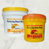 데코타일 전용접착제 PVC 바닥 데코타일 본드 온돌용 난방용 4kg 10kg 친환경접착제 금정 데코본드, 데코본드2kg