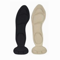 신발 클때 잘라 쓰는 깔창 풋케어 뒤꿈치 보호 쿠션 번호 94052EA, 본상품선택, 뾰족코_블랙