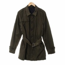 자라 다크그린 무지 폴리 트렌치패딩자켓 남자 S