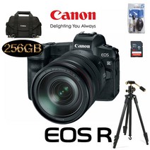 EOS R RF24-105mm F4 L IS USM KIT+32G+정품가방+리더기+크리닝킷+보호필름+볼헤드삼각대 풀패키지, 256G 풀패키지