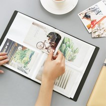 아기 백일 성장사진 포켓앨범 방탄포카북 포토북 엽서 티켓 결혼 스크랩북, 화이트클리어