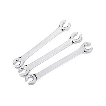 렌치 세트 Utoolmart 더블 엔드 8x10mm 1개 들어가는 U자형 개구부 고탄소강제 튜브 스냅 온 플레어 너트 오토 수리 툴 미끄럼 방지 인체공학적