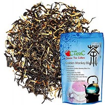 Chinese Tea Culture Golden Monkey Black Tea is hand-processed each spring plucking of only one leaf, 1