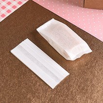Cotton Paper Bag Pineapple Cake Packaging Wrapper For Cookie Candy Pure White No Writing 100 Pcs (, 1