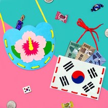 펠트 가방 만들기 - 우리나라 (2종 택1), 1개, 무궁화