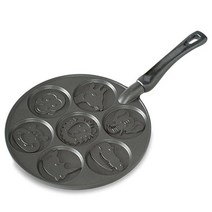 Nordic Ware 노르딕 웨어 어텀 리브즈 팬케익 팬 블랙, Zoo Friends Pancake