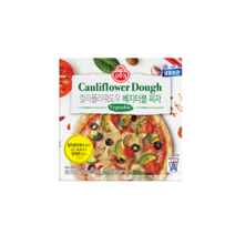 오뚜기 베지터블 컬리플라워도우 피자 405g, 8개