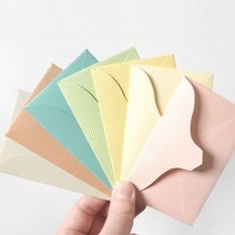 파스텔 미니 명함봉투 100장입 _ 256589EA, 쿠팡 그레이