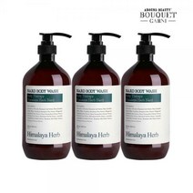 [쇼핑엔티] 부케가르니 히말라야 허브 나드 바디워시 티트리 로즈마리 900ml x3개