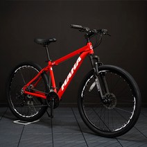 오투휠스 마하 S7 기계식 입문용 산악 MTB 자전거, 15 - 블랙(스포티), 98프로조립-택배배송
