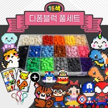디폼블럭세트 10mm 톡톡놀이 도안증정 툭툭블럭DeformBlock 디폼블럭, 여아1