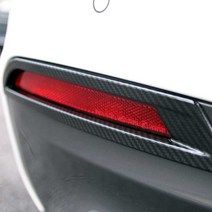 포원) BMW 5시리즈 G30 페이스리프트 리어 범퍼 리플렉터 카본 커버 몰딩 튜닝 520d 530d 용품, BMW 5시리즈 G30 카본 리플렉터 안개등 몰딩