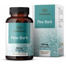 Herbamama 소나무 껍질 Pycnogenol 추출물 100캡슐