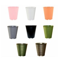 cocooning 아파트 실내 Round 분재 분갈이 감성 포트 타원형화분 5size, 펄골드