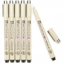 사쿠라 피그마 마이크론 XSDK 중성펜 수성펜, 005 블랙 0.2mm