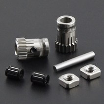 TS GLOBAL 3D 프린터 클론 듀얼 드라이브 압출기 업그레이드 Bowden 1.75mm TPU/TPE 필라멘트 CR10 Ender 3, CHINA_Gear Upgrade Kit