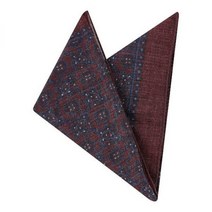 LARDINI 라르디니 클래식 패턴 울 포켓치프 1918339003000