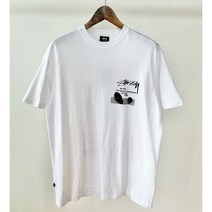 스투시 DESERT SKY 티셔츠 ST022000 화이트 MENS