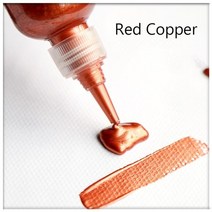 골드 금색 금분 페인트 커스텀 금분칠 불상용 아크릴 물감 방수 칼라 용량 다양 금속, 붉은 구리
