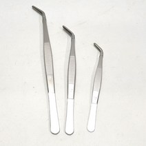 데코용품 핀셋 - 곡선 (25cm) 테라리움 미니핀셋 식물인테리어 화분분갈이
