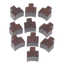 카본브러쉬 그라인더 10pcs 모터 카본 브러쉬 교체 전기 스크루 드라이버 DC 액세서리 RS550 BO-SCH MA-KIT, 01 Red copper 10pcs