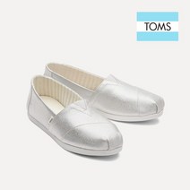 [탐스] [공식] 슈즈 클라우드바운드 글리터 슬립온 White Silver
