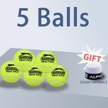 테니스 연습공 테니스볼 시합구 윔블던 공 Slazenger 5102030Pcs Itf는 압력없는 연습 훈련, 5 Balls