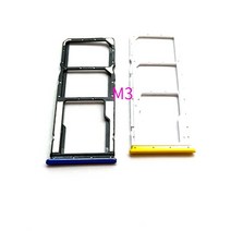 샤오미 Poco M3 SIM 카드 트레이 슬롯 홀더 어댑터 소켓 용 10PCS, [04] yellow