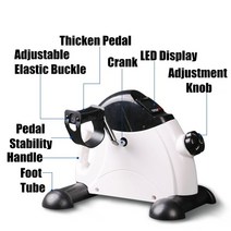 엑스 바이크 스핀 스피닝 자전거 싸이클 헬스장 실내 유산소 LCD Display Mini Pedal Exercise Bike Traine, 한개옵션0