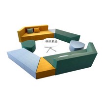 밴치형소파 소아과 모던 인테리어 손님 휴게실 체어, 세트 30 방수 얼룩방지