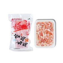 경북 울진 홍게 붉은 대게 다리부서진살 175g 제철별미, 1개, 단품