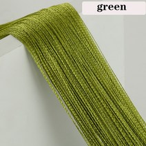 실커튼 실커텐 멀티 컬러 옵션 100CM X 200CM 스레드 라인 커튼 거실 문 벽 창 패널 술 커튼 카라반커텐