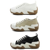 발편한 캔버스 키높이 학생 운동화 슈즈 (3color)