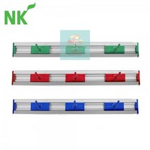 다용도 청소 도구 걸이 거치대 후크형 홀더 3구, 파랑