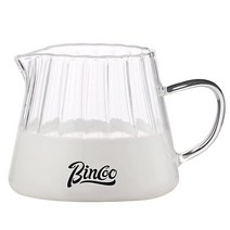 Bincoo 나무 손잡이가 달린 120ML 에스프레소 샷 글라스 투명 스케일의 단일 커피 계량 컵 - 차 또는 메이플 시럽 서빙용 내열성 유리 크리머 (120ML 그레이) 503