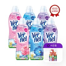 헨켈 고농축 버넬 섬유유연제 0.9L 6개, 버넬 0.9L x 6개 라벤더