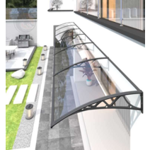 렉산 지붕 가게 캐노피 차양 창문어닝 빗물 눈 차단, 60x80cm