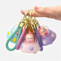 셀러허브 생활리빙 [일정크리에이티브] 우주선 영사기 키 링 키홀더
