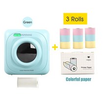 포켓포토 글로벌 버전 PAPERANGP1 프린터기 소형 사진 BT40 전화기 연결 무선 휴대식 열민함 4418603560, GR-3Rolls 색상, 협력사