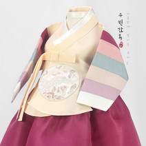(백일 1~15세) 다빈여아한복 노랑당의 저고리 + 6종치마