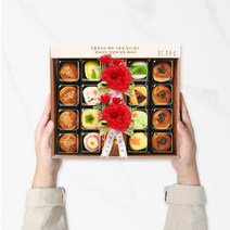 아샤르 화과자 8구 만쥬 8구 카네이션 2개 증정 어버이날 스승의날 선물세트, 5.3 예약발송